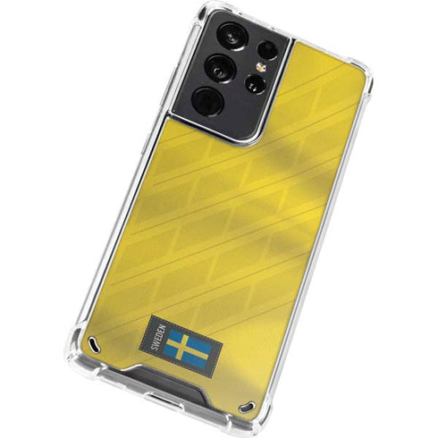 Sweden Soccer Flag Galaxy S21 Ultra 5G Clear Case